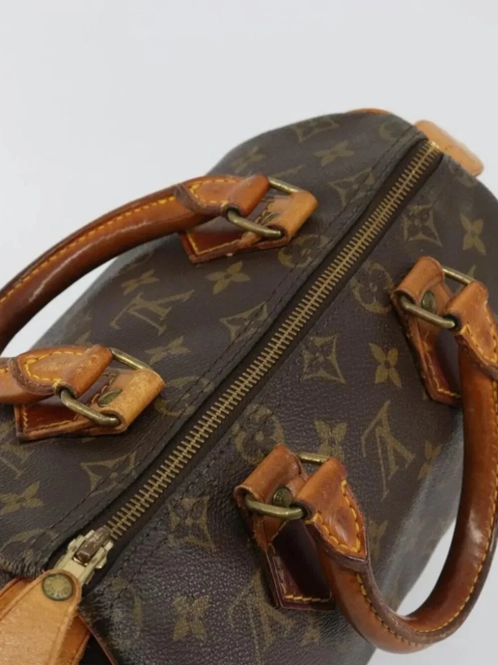 LOUIS VUITTON Monogram Speedy 25 Hand Bag M41528 LV Auth 180577